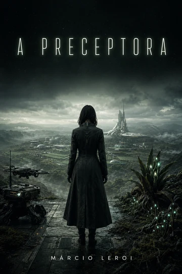 Capa de A Preceptora, de Márcio Leroi